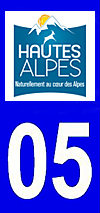 sticker 05 logo des Hautes Alpes
