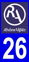 sticker 26 département de la Drome - RA