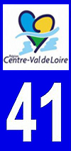 sticker 41 département du Loir et Cher nouveau logo