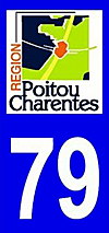 sticker 79 département des Deux Sèvres